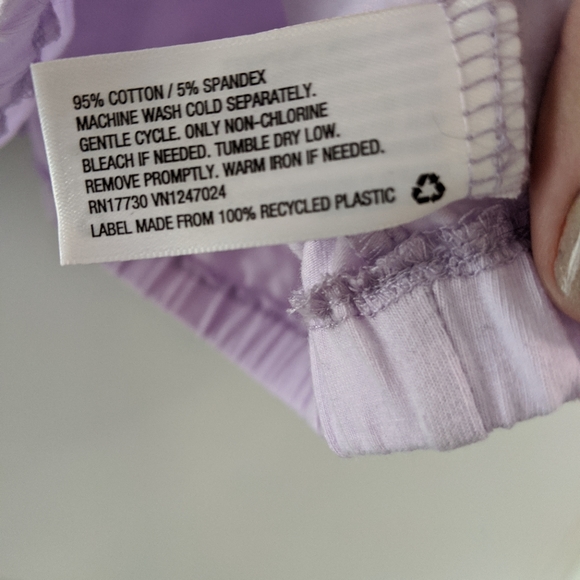 A New Day Lilac Crop Top - Picture 2 of 3